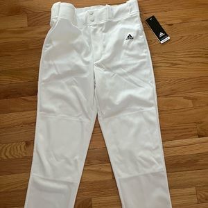 Adidas white baseball pants